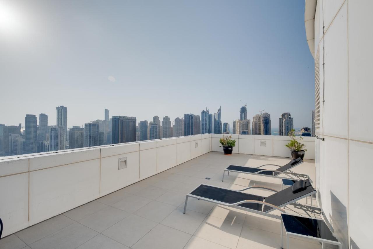 Luxury Apt - Rooftop Pool - City View Dubai Exterior foto