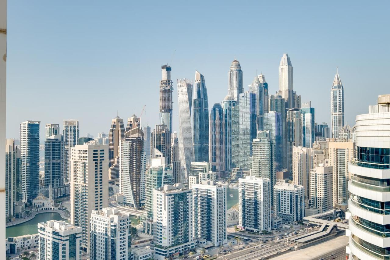 Luxury Apt - Rooftop Pool - City View Dubai Exterior foto